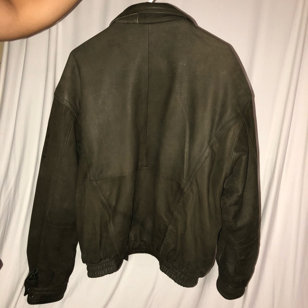 Mirage brown leather jacket